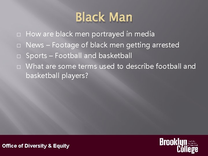 Black Man � How are black men portrayed in media � News – Footage