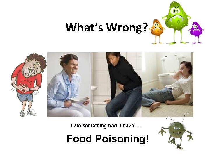 What’s Wrong? I ate something bad, I have…. . Food Poisoning! 