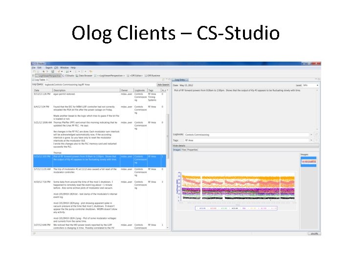 Olog Clients – CS-Studio 