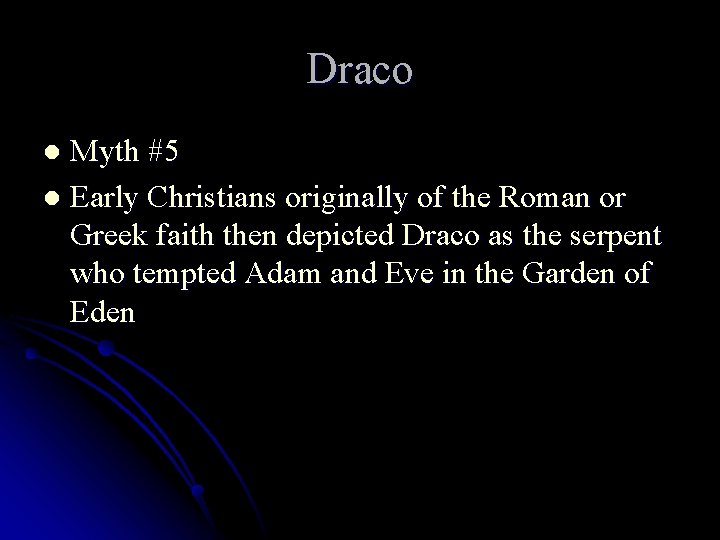 Draco Myth #5 l Early Christians originally of the Roman or Greek faith then