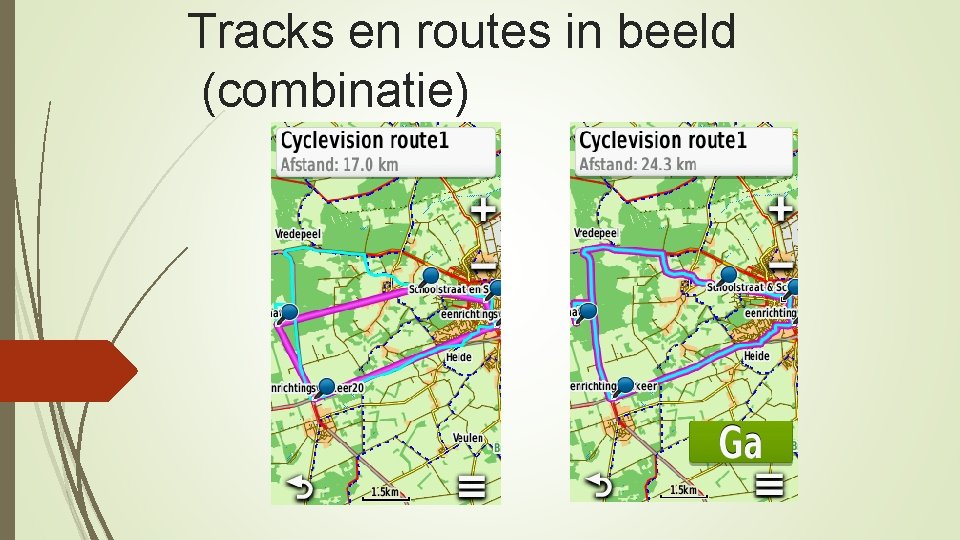 Tracks en routes in beeld (combinatie) 