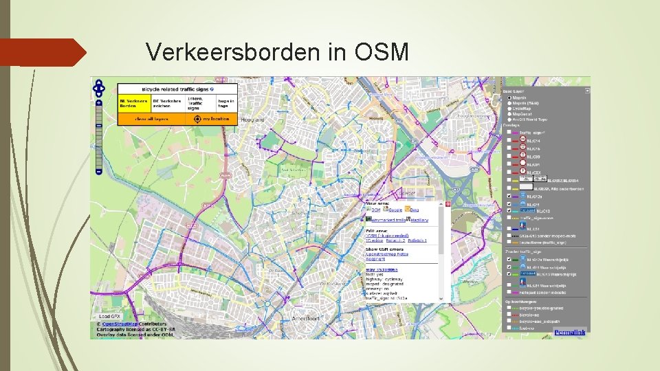 Verkeersborden in OSM 