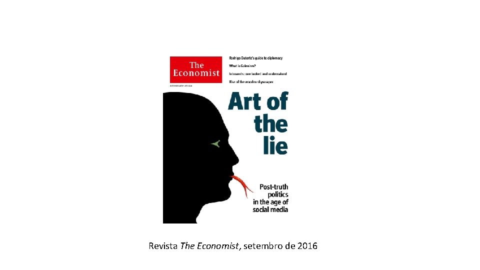 Revista The Economist, setembro de 2016 