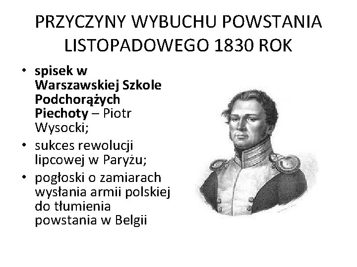 HISTORIA POLSKI XIX WIEK POD ZABORAMI LEGIONY POLSKIE