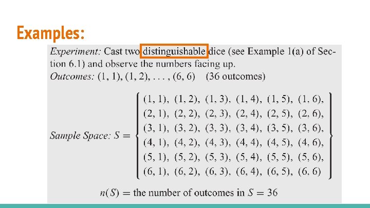 Examples: 