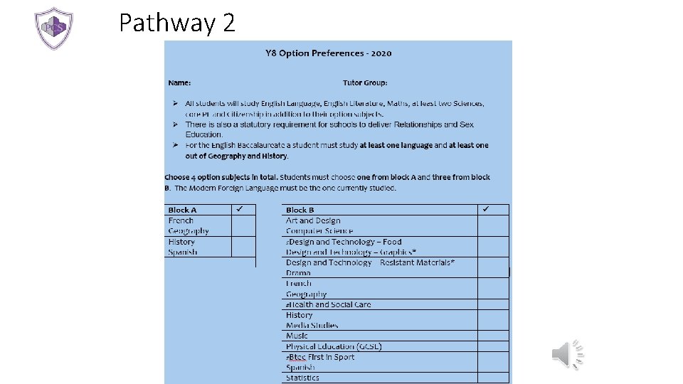Pathway 2 Pathway 2