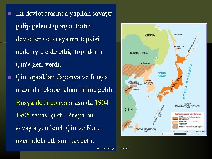 n İki devlet arasında yapılan savaşta galip gelen Japonya, Batılı devletler ve Rusya'nın tepkisi