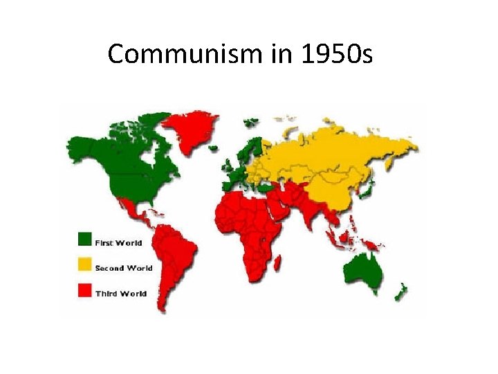 Communism in 1950 s 