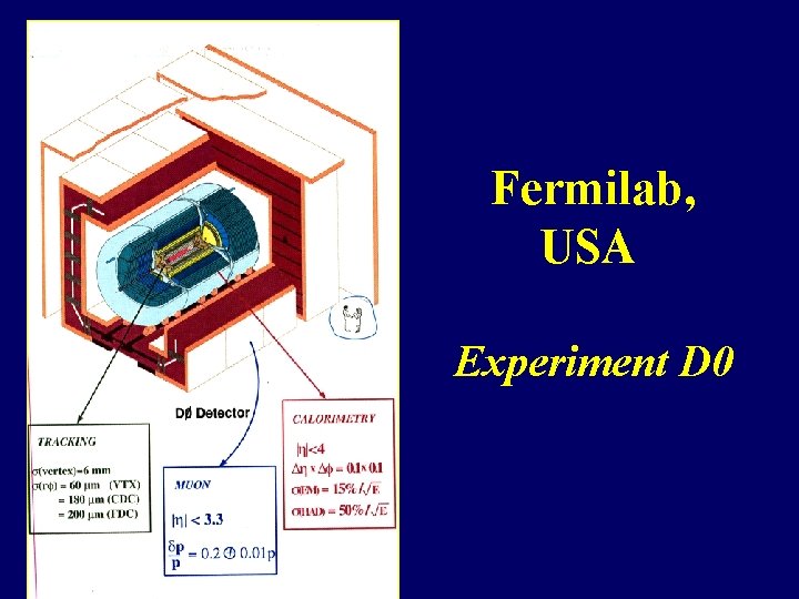 Fermilab, USA Experiment D 0 