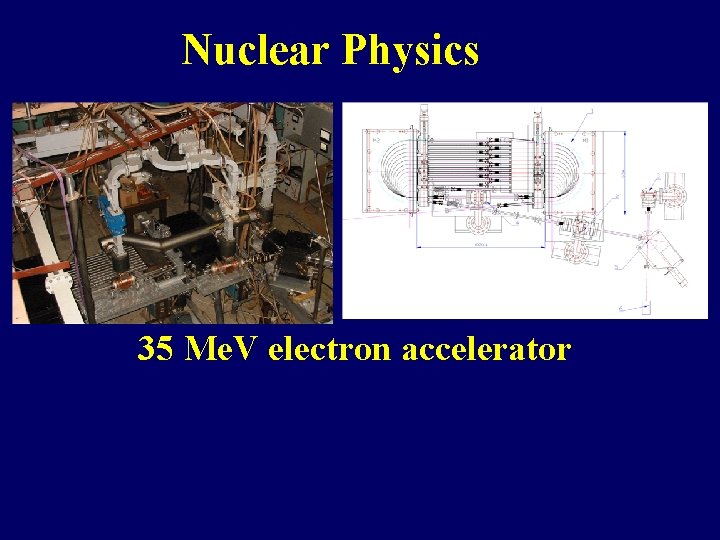 Nuclear Physics 35 Me. V electron accelerator 