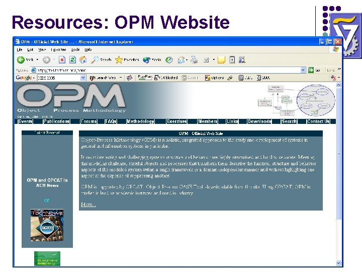Resources: OPM Website Resources: OPM Website