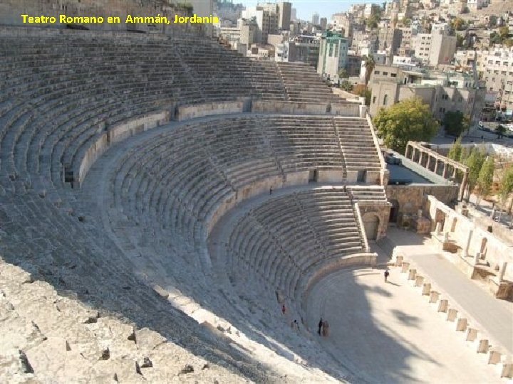 Teatro Romano en Ammán, Jordania 