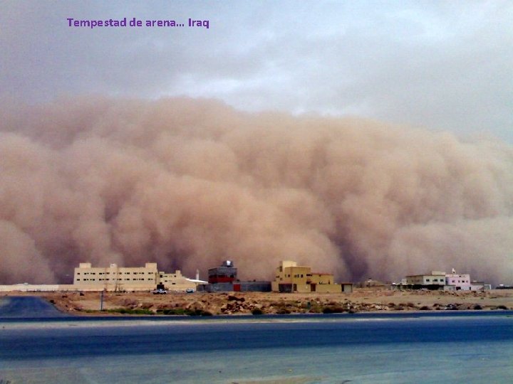 Tempestad de arena… Iraq 