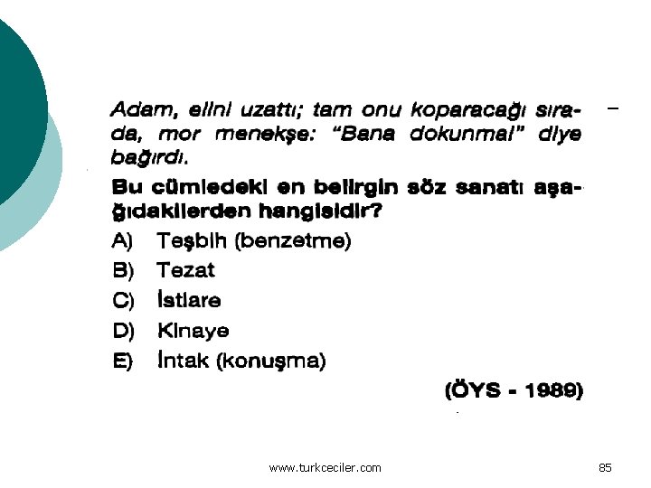www. turkceciler. com 85 
