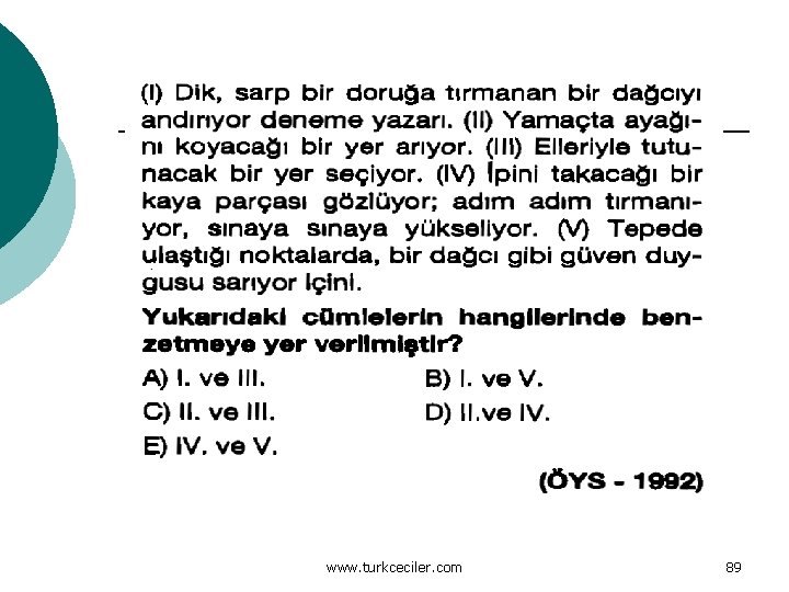 www. turkceciler. com 89 