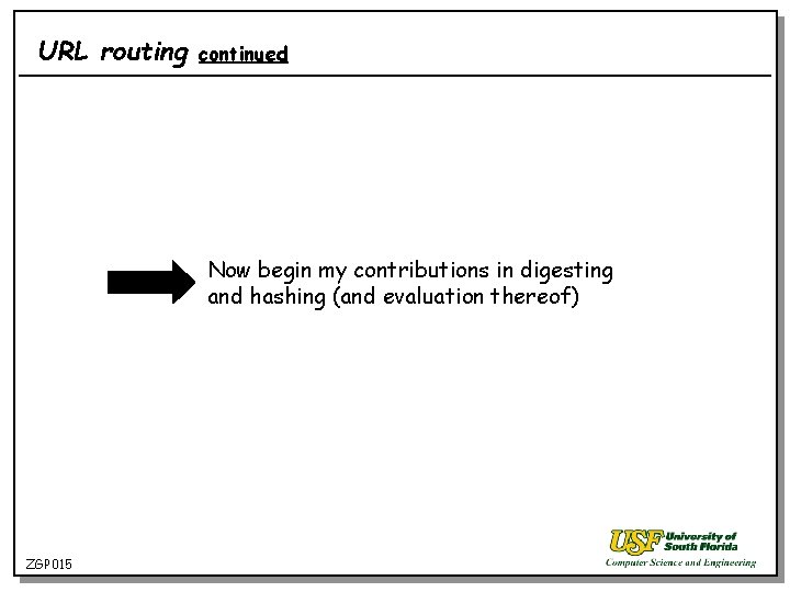 URL routing continued Now begin my contributions in digesting and hashing (and evaluation thereof)