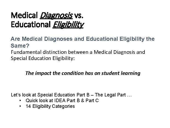 Labels in Special Education Whats in a Diagnosis