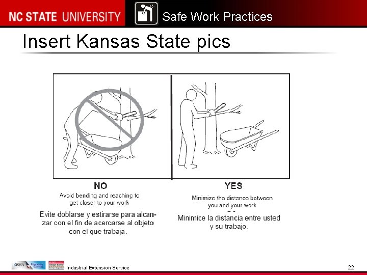Safe Work Practices Insert Kansas State pics Industrial Extension Service 22 