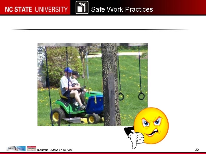 Safe Work Practices Industrial Extension Service 32 