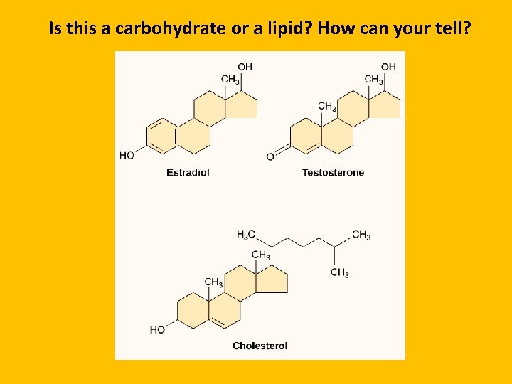 Is this a carbohydrate or a lipid? How can your tell? 
