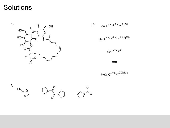 Solutions 1 - 3 - 2 - 