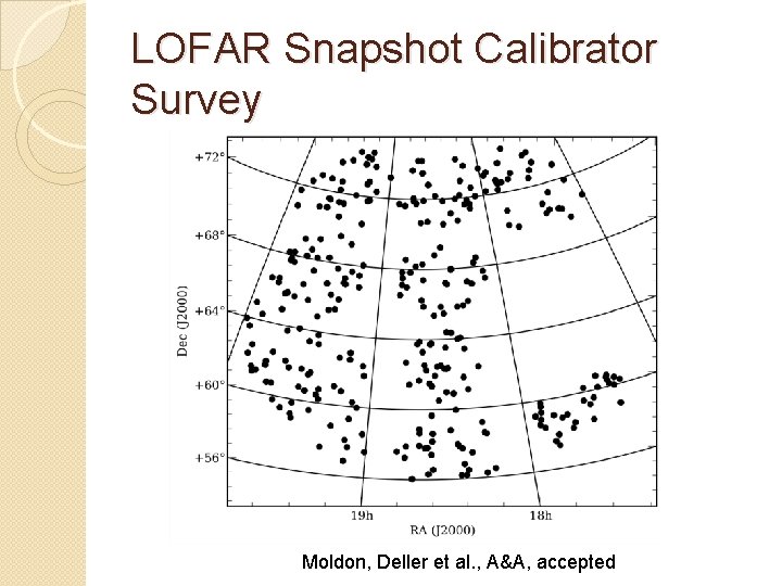 LOFAR Snapshot Calibrator Survey Moldon, Deller et al. , A&A, accepted 