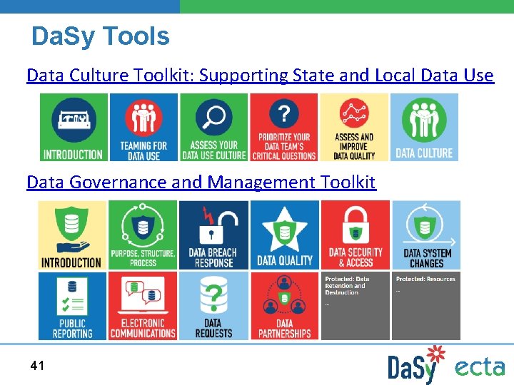 Da. Sy Tools Data Culture Toolkit: Supporting State and Local Data Use Data Governance