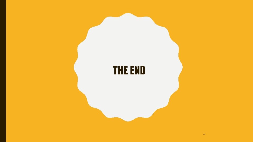 THE END 110 