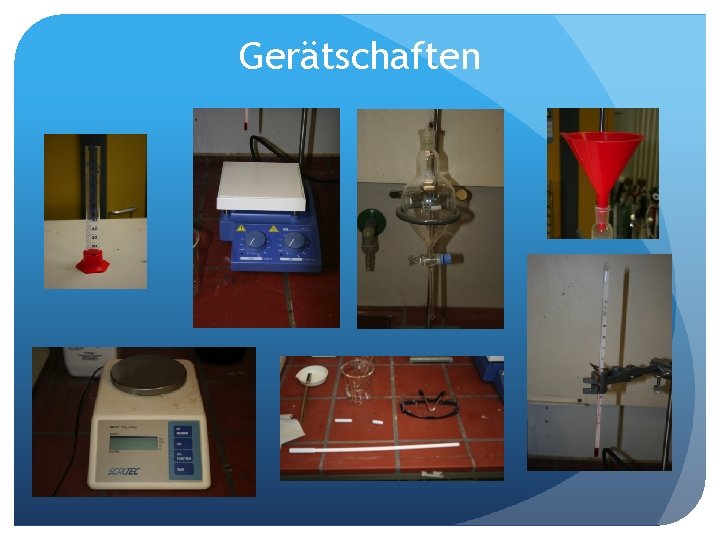 Gerätschaften 