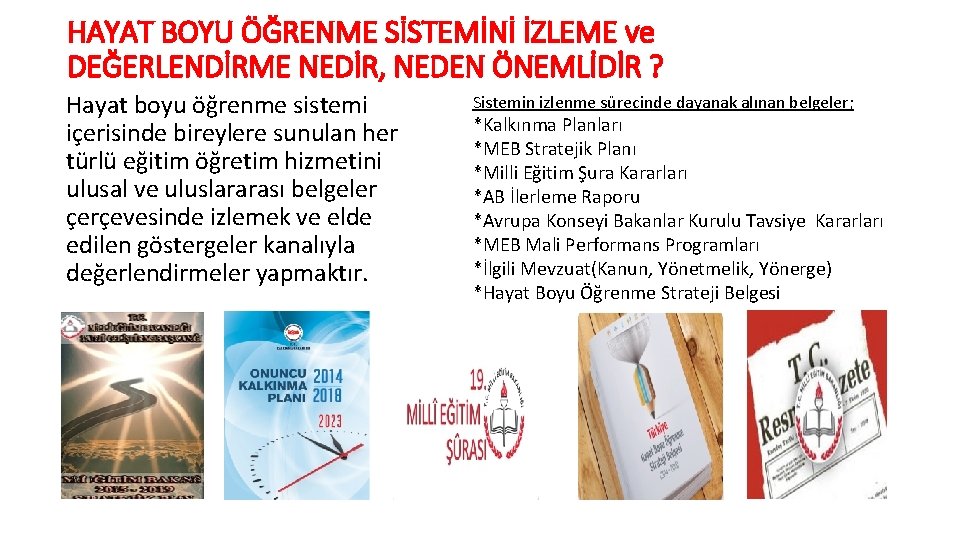 HAYAT BOYU ÖĞRENME SİSTEMİNİ İZLEME ve DEĞERLENDİRME NEDİR, NEDEN ÖNEMLİDİR ? Hayat boyu öğrenme