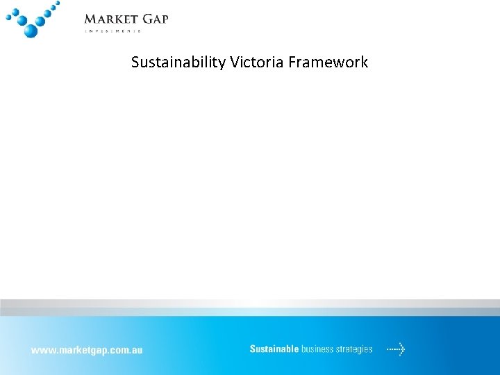 Sustainability Victoria Framework 