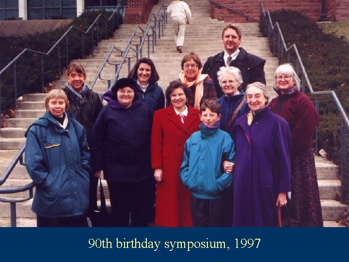 90 th birthday symposium, 1997 