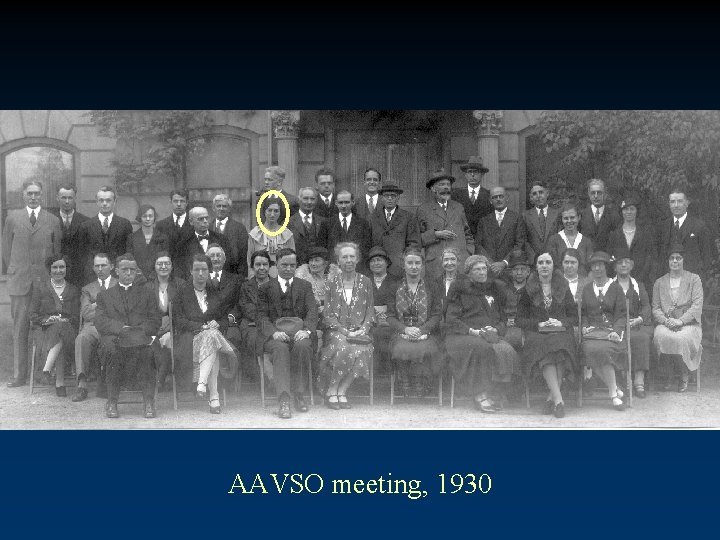 AAVSO meeting, 1930 