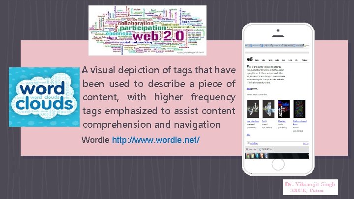A visual depiction of tags that have been used to describe a piece of
