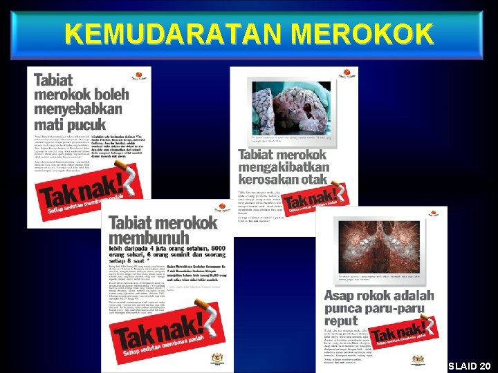 KEMUDARATAN MEROKOK SLAID 20 