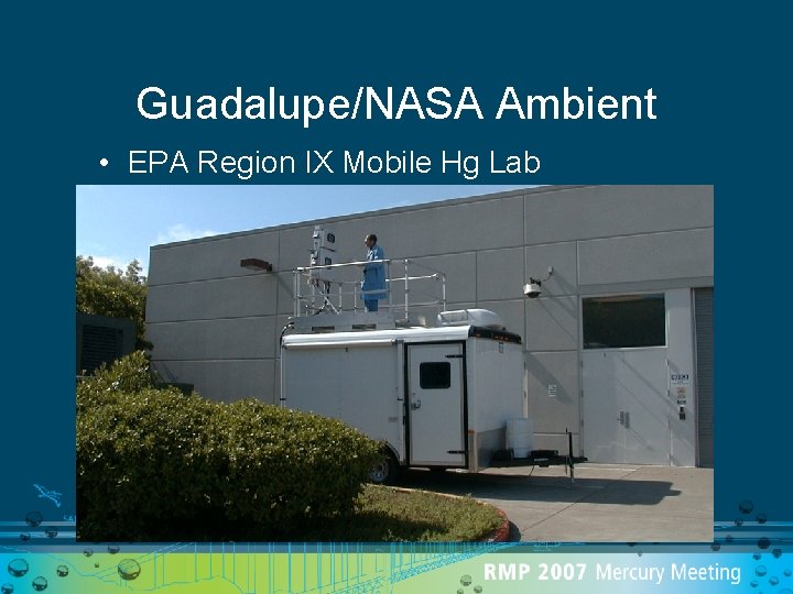 Guadalupe/NASA Ambient • EPA Region IX Mobile Hg Lab 