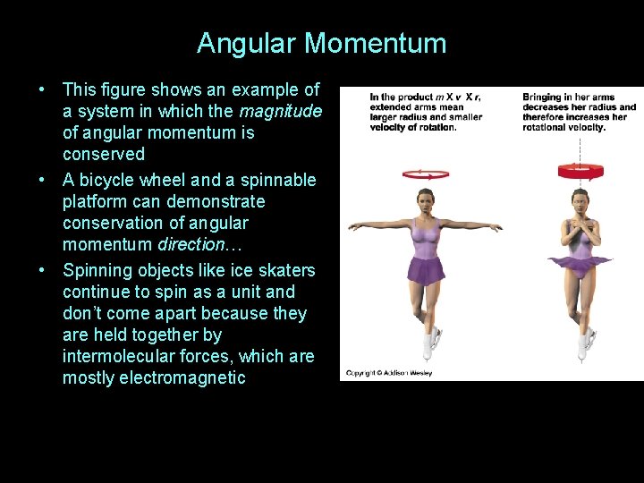 Angular Momentum • This figure shows an example of a system in which the