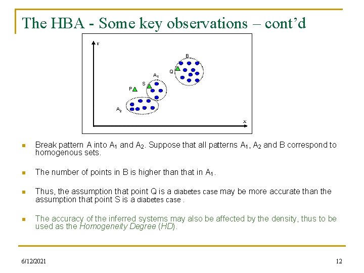 The HBA - Some key observations – cont’d B A 1 P Q S