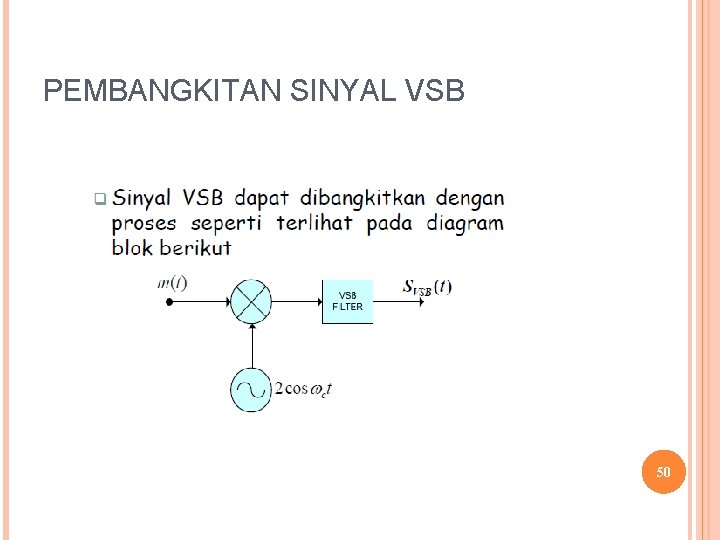 PEMBANGKITAN SINYAL VSB 50 