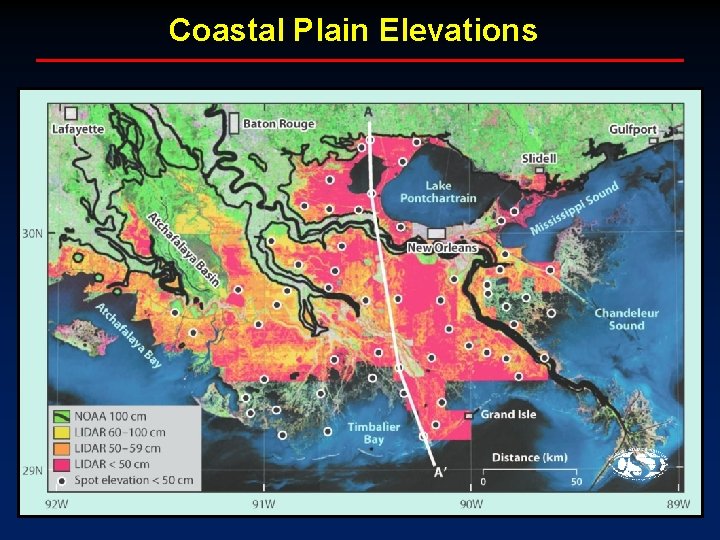 Coastal Plain Elevations 