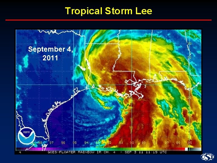 Tropical Storm Lee September 4, 2011 