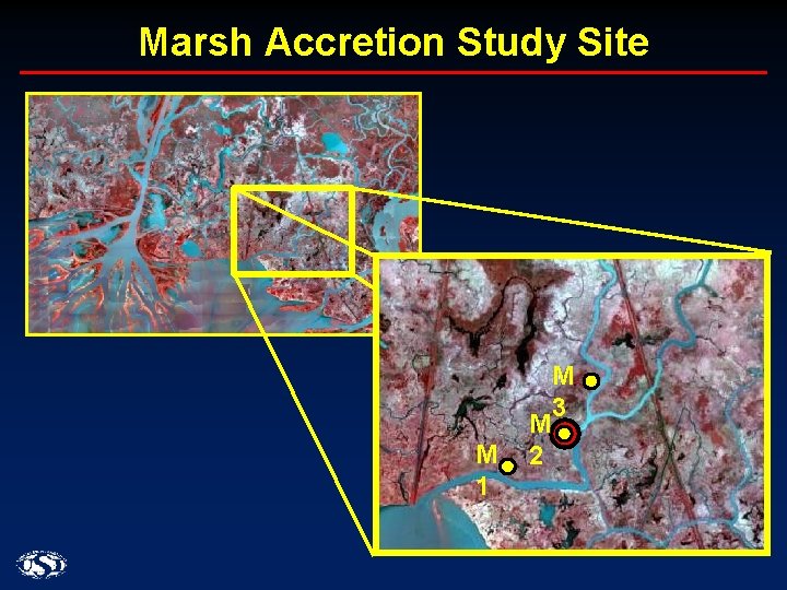 Marsh Accretion Study Site M 1 M 2 M 3 