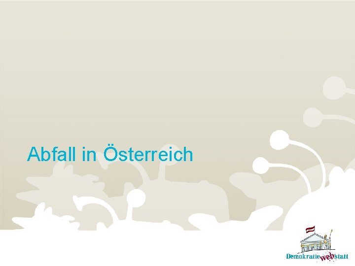 Abfall in Österreich 