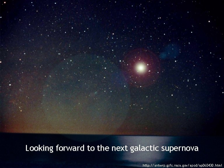 SN 1006 Looking forward to the next galactic supernova Georg Raffelt, Max-Planck-Institut für Physik,