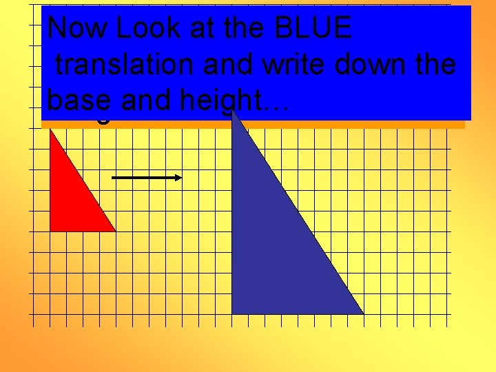 Now Take Look a lookatatthe the. BLUE RED shape, translation write and down the