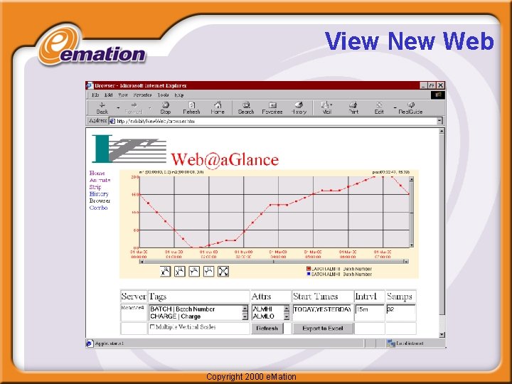 View New Web Copyright 2000 e. Mation 
