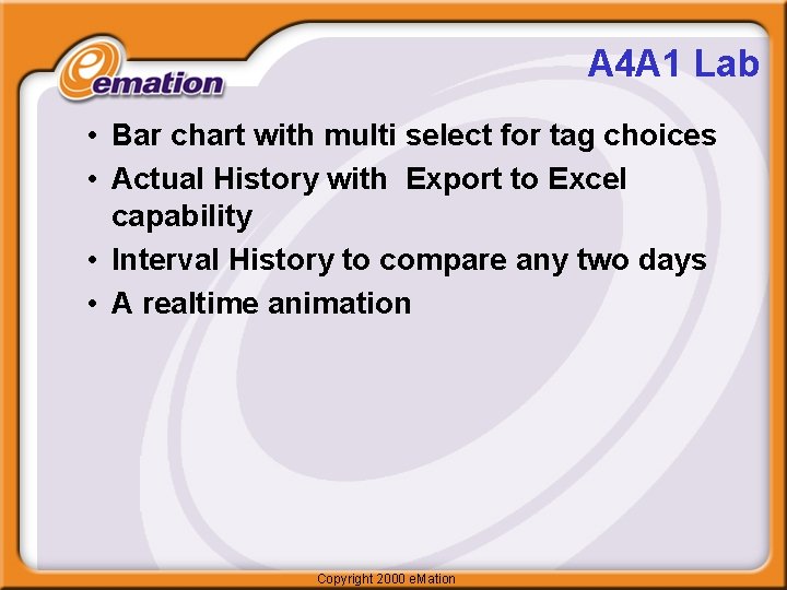 A 4 A 1 Lab • Bar chart with multi select for tag choices