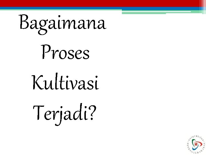 Bagaimana Proses Kultivasi Terjadi? 