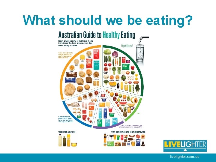 What should we be eating? 