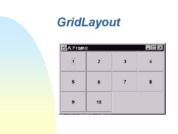 Grid. Layout Grid. Layout